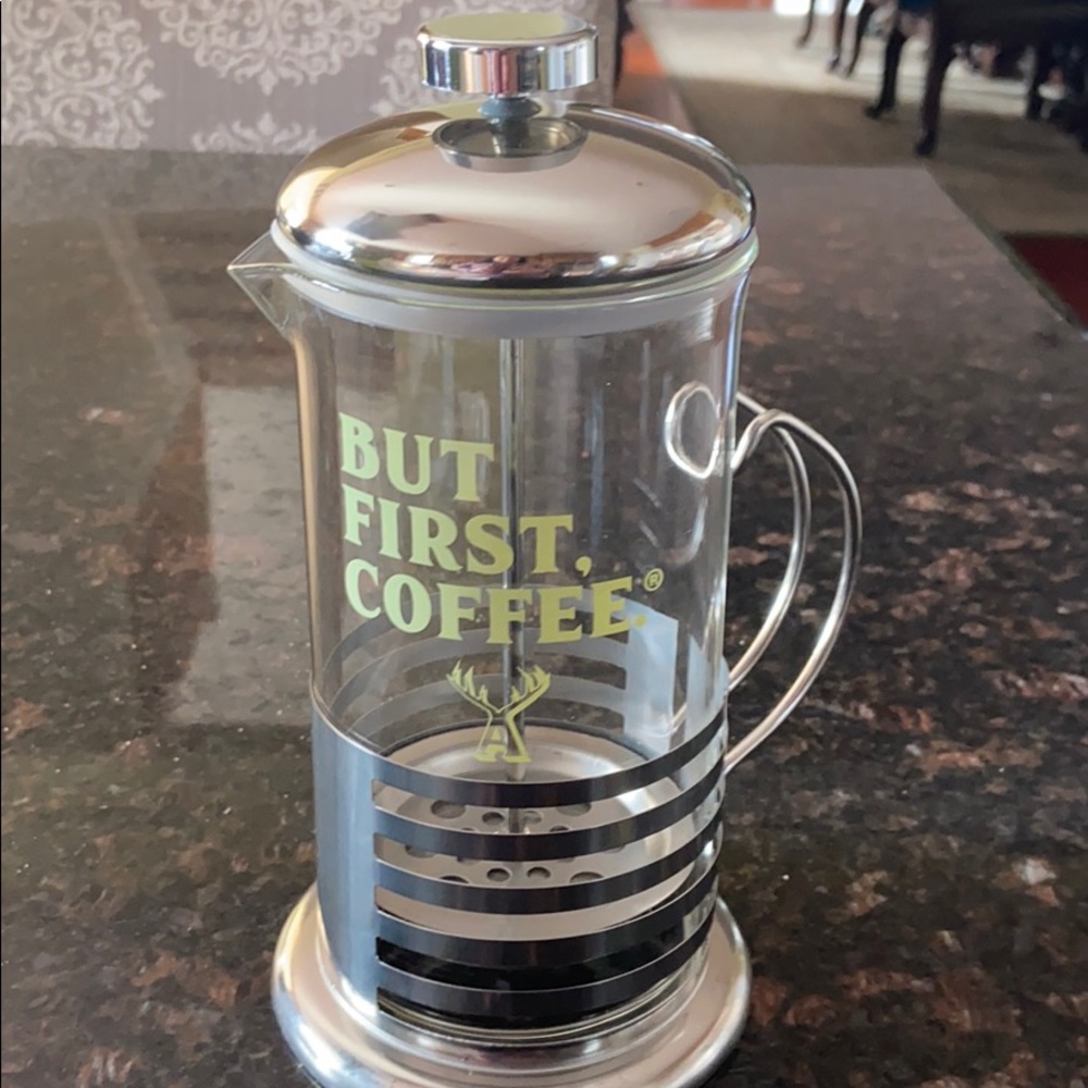 French Press Coffee maker.